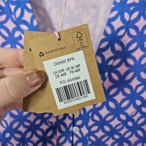 NEW NWT Boden Midi Checked Summer Dress - Picture 5 of 14
